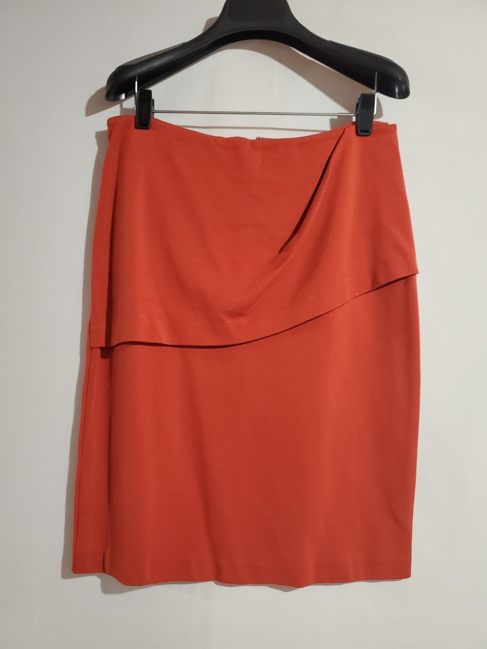 Cabi Overlay Pencil Skirt Turmeric Orange Womens Size 6 Career Work Office 3099